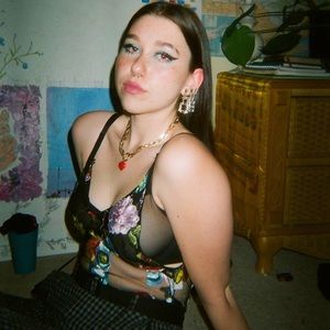 embroidered floral mesh body suit